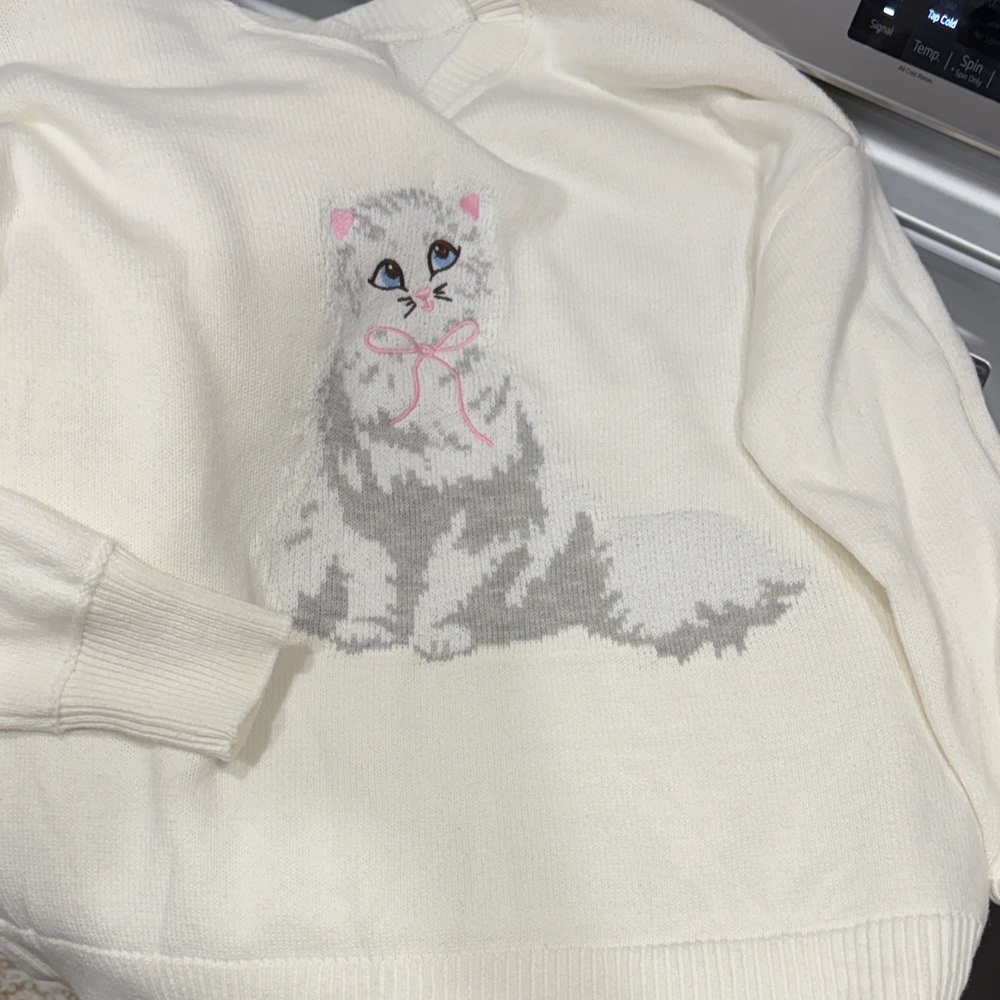 Sincerely Jules White Knit Sweater - Picture 4 of 4